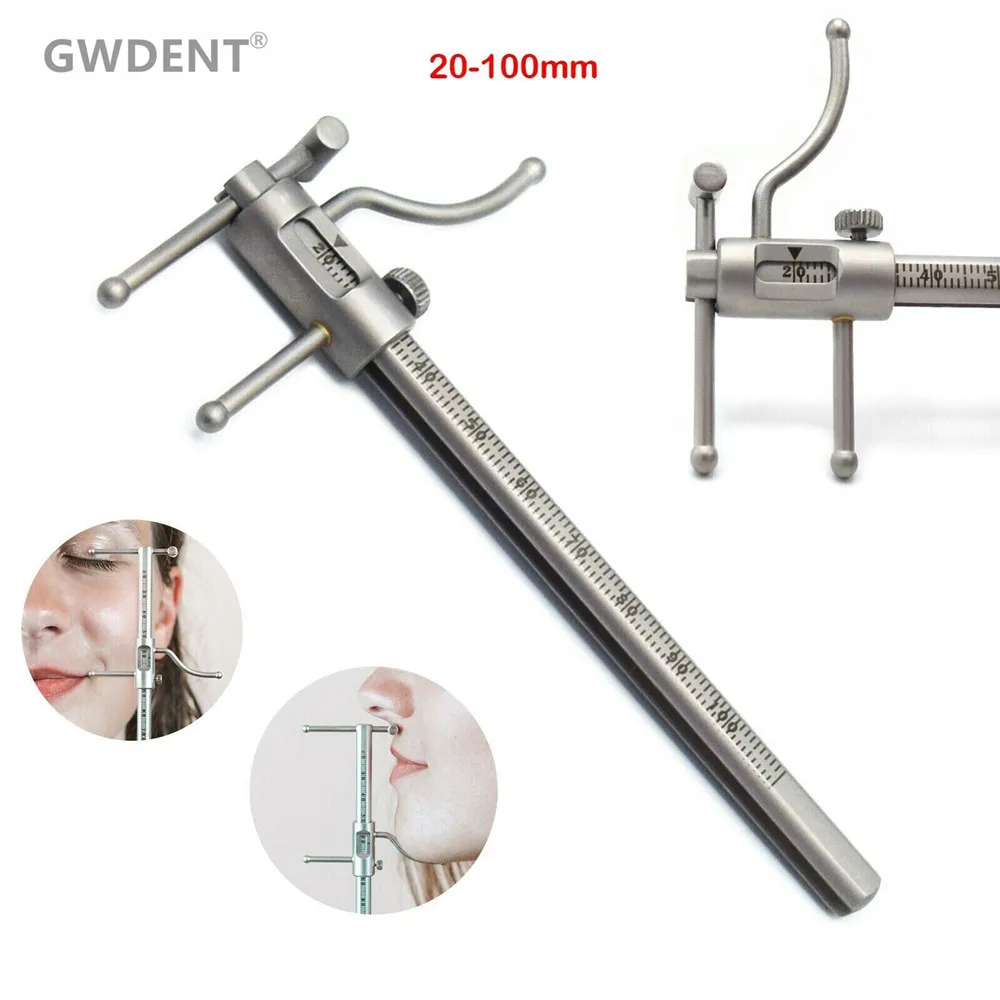 Vdo Ruler 1Pcs Dental Implant VDO Ruler Venus Apollo Gauge 20-100mm Measuring ...